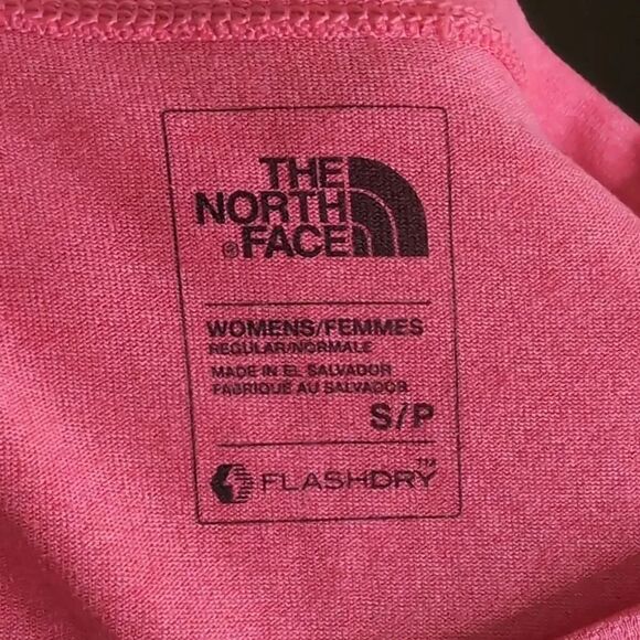 The North Face Women's Small Pink Flash Dry T Shirt - Picture 6 of 8